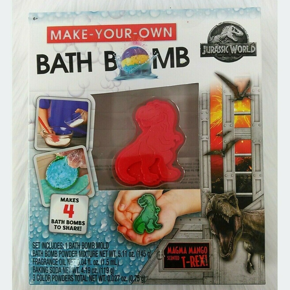 Make Your Own Bath Bomb Kit Jurassic World T-Rex